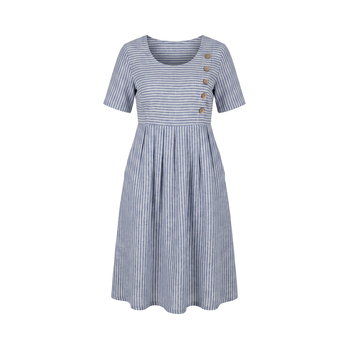 Striped Midi Dress