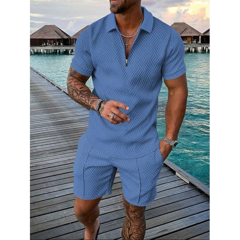Olbia Zip Polo Set