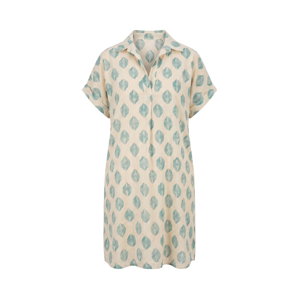 Printed Shirt Dress