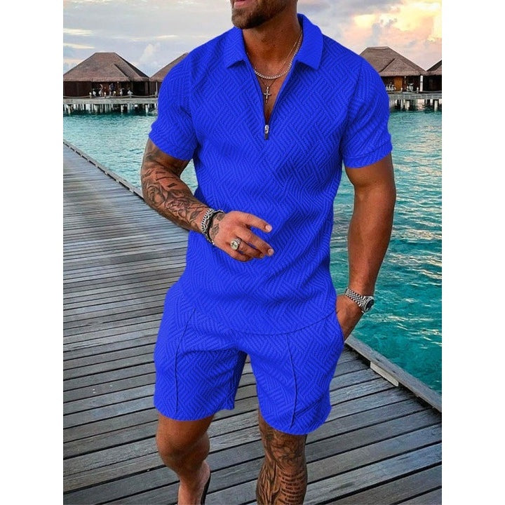 Olbia Zip Polo Set