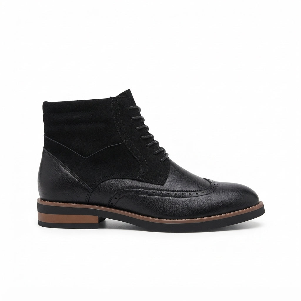 Men's Refined Wingtip Ankle Boots