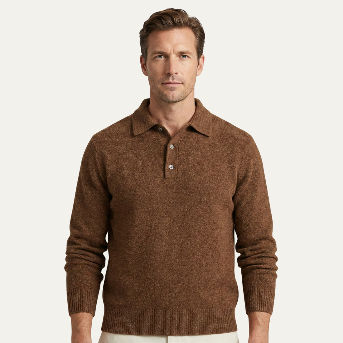 Cedarfield Cashmere Polo Shirt