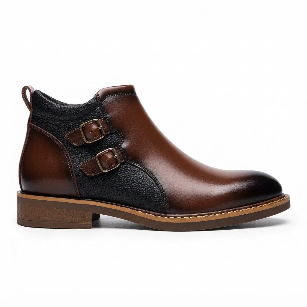 Men's Comfortable Leather Ankle Boots