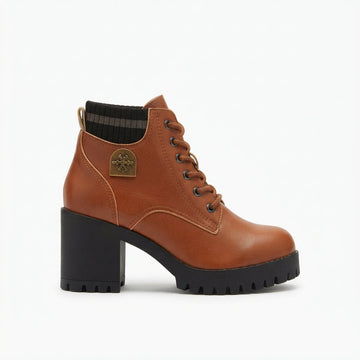 Women's Platform Heeled Ankle Boots