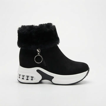 Women's Winter Fur Platform Ankle Boots