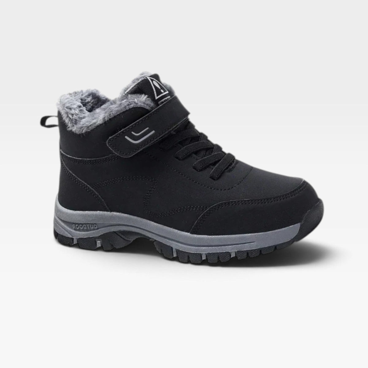 Unisex Fur Lined Winter Boots – Warm Cushioned Outdoor Boots