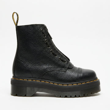 Women's Platform Leather Combat Boots