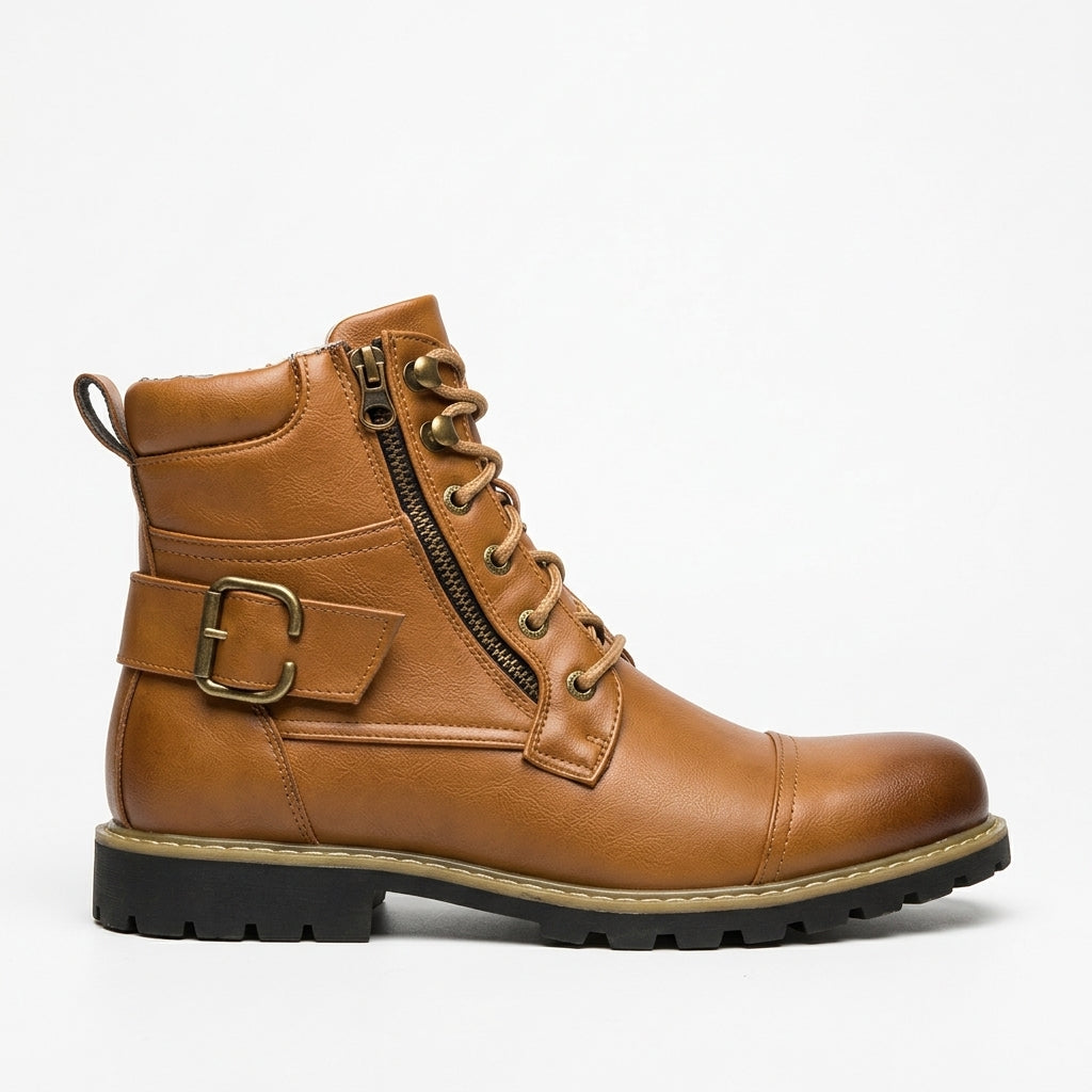 Men's Biker Combat Boots