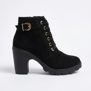 Women's Heeled Combat Boots