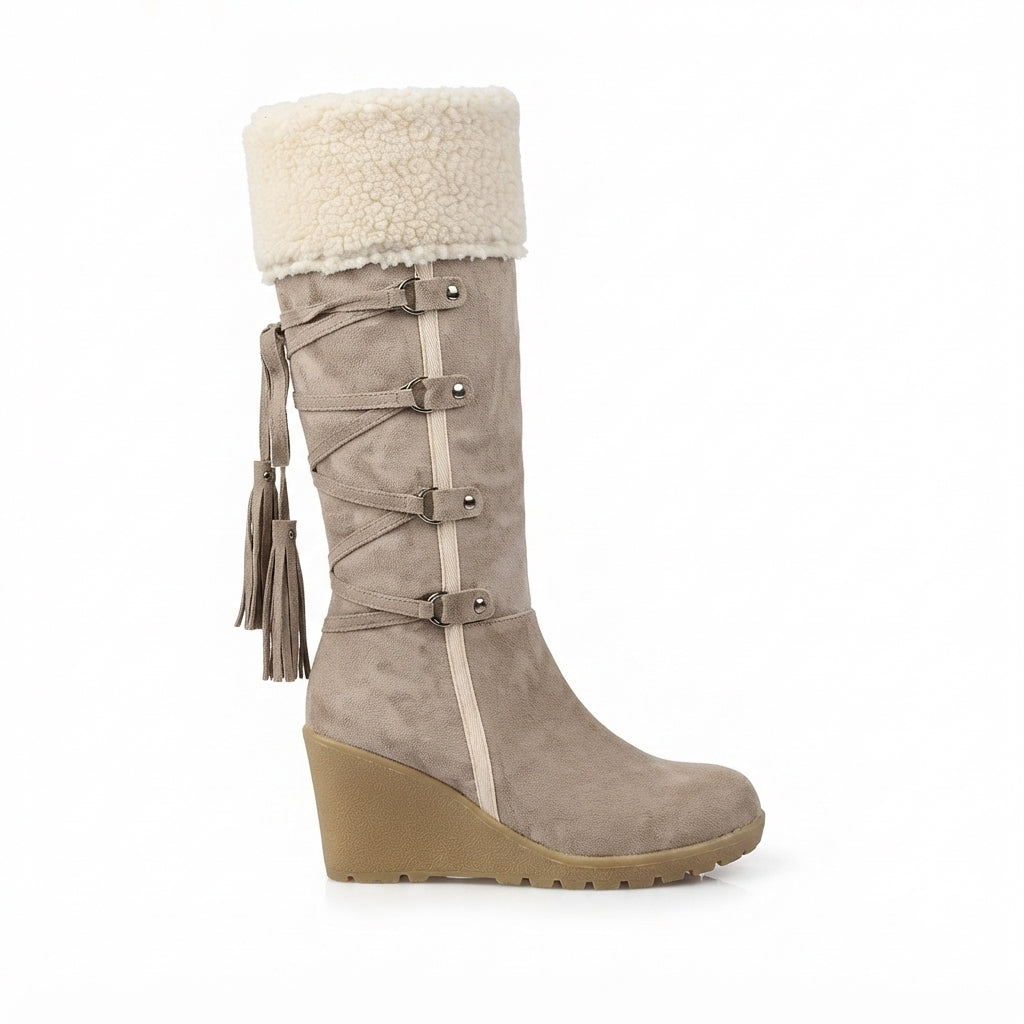 Women's Cosy Knee High Platform Boots