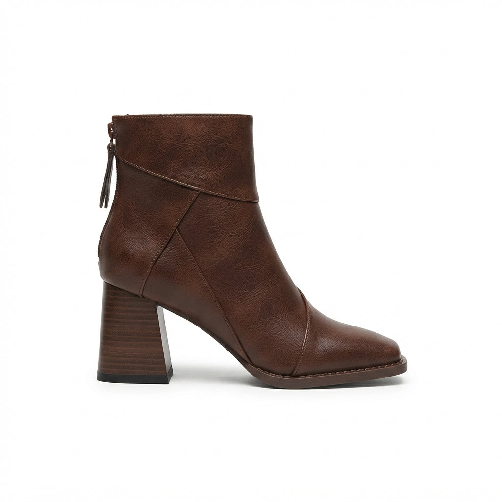 Women's Elegant Heeled Ankle Boots