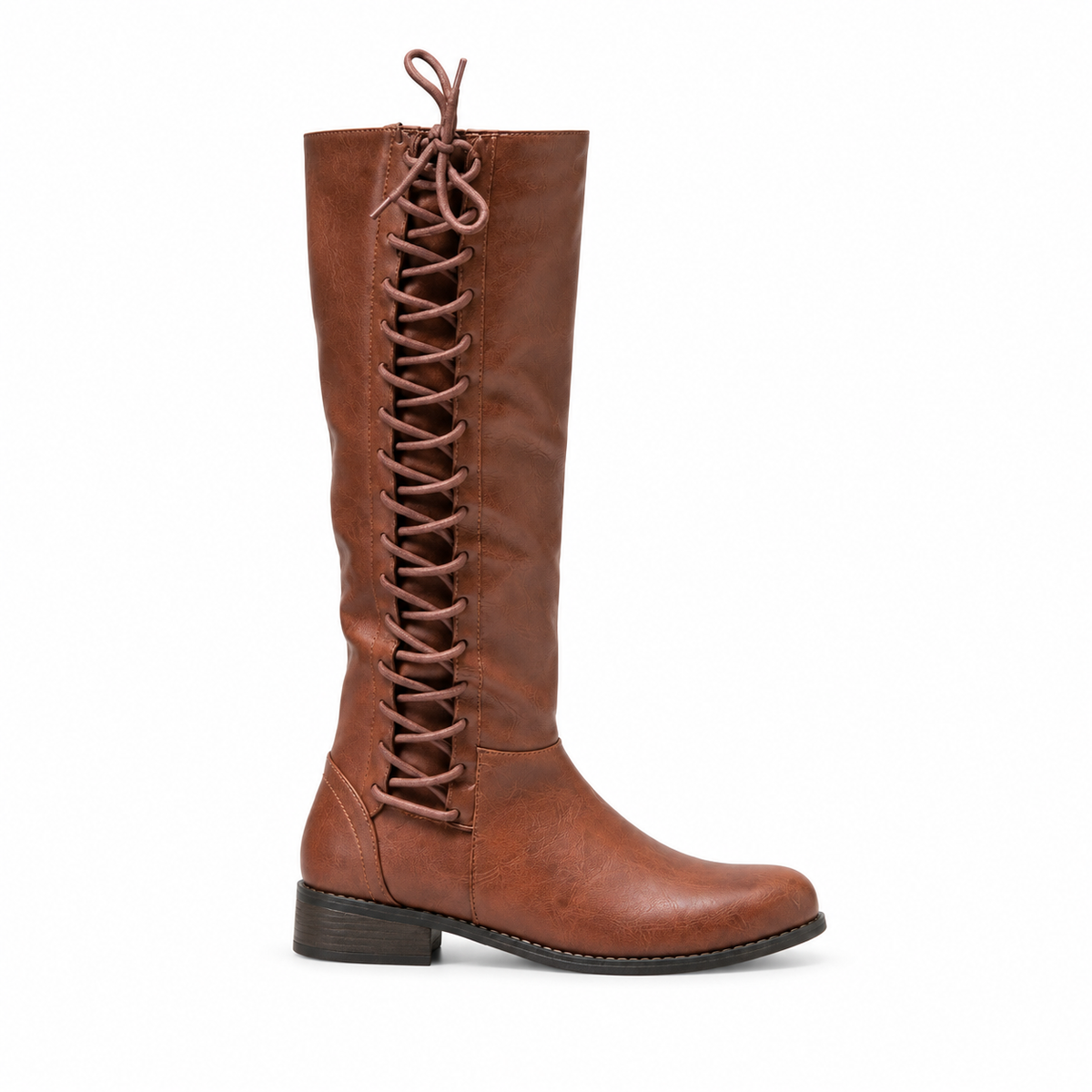 Women's Elegant Lace-Up Knee High Boots