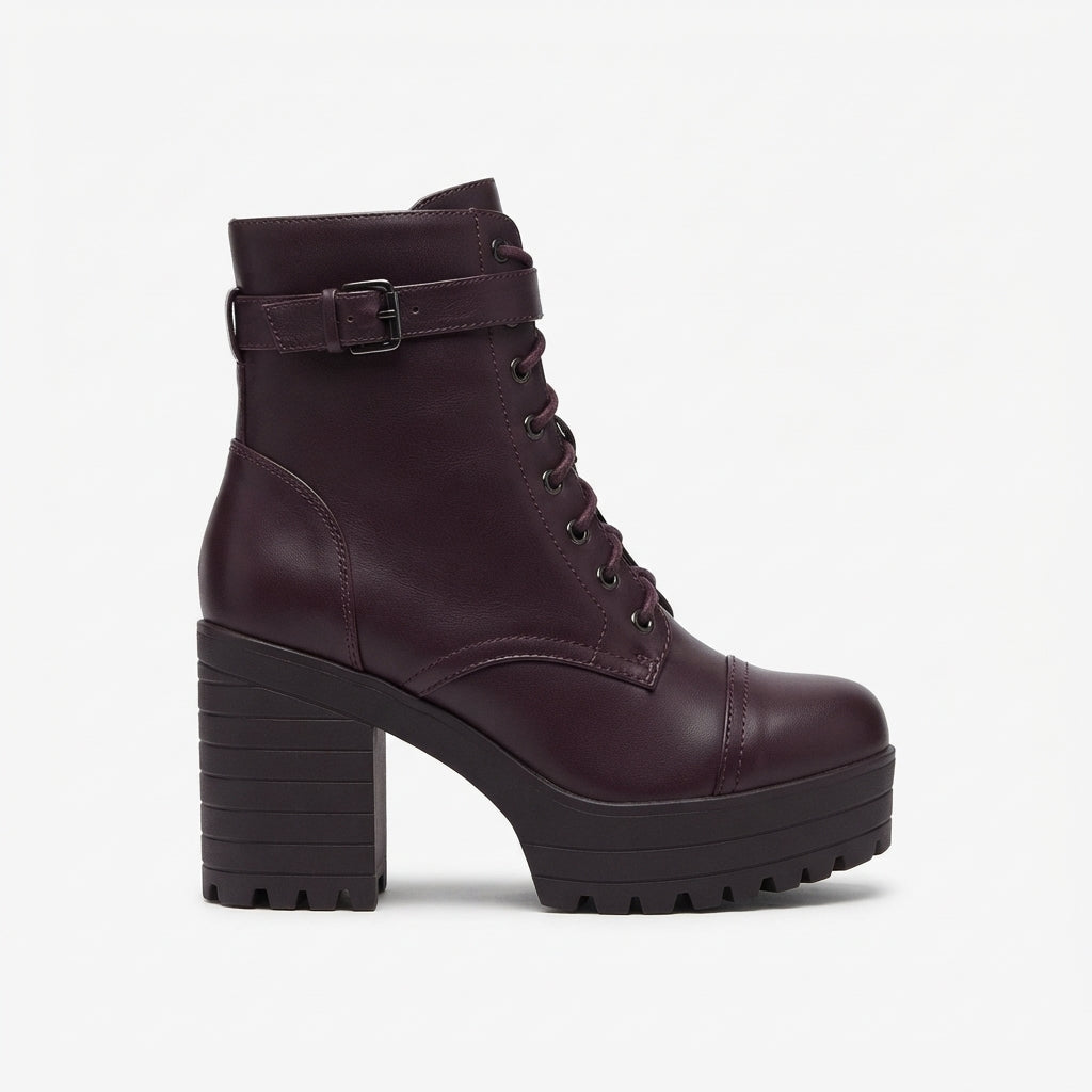 Women's Chic Platform Heeled Ankle Boots