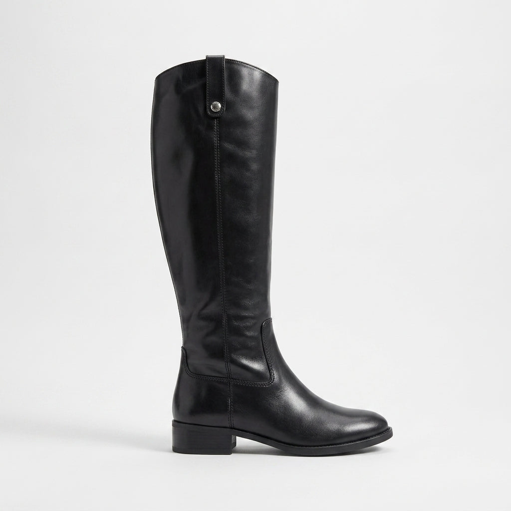Women's Wide Calf Knee High Leather Boots