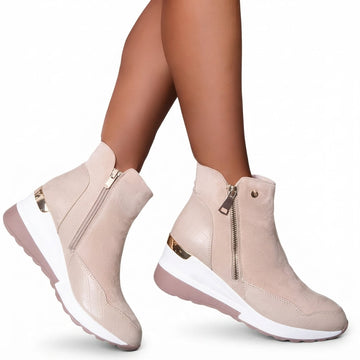 Women's Orthopedic Winter Heeled Ankle Boots