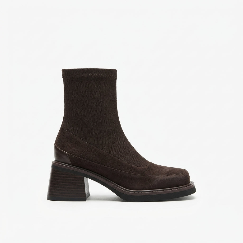 Women's Comfortable Heeled Ankle Boots
