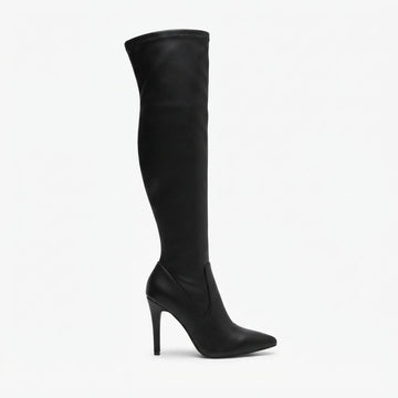 Women's Over The Knee High Pointed Toe Heeled Boots