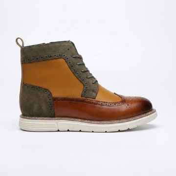 Men's Casual Brogue Ankle Boots
