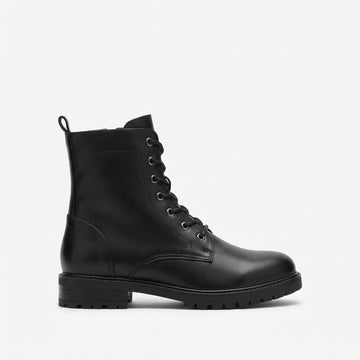 Women's Lace-Up Combat Ankle Boots