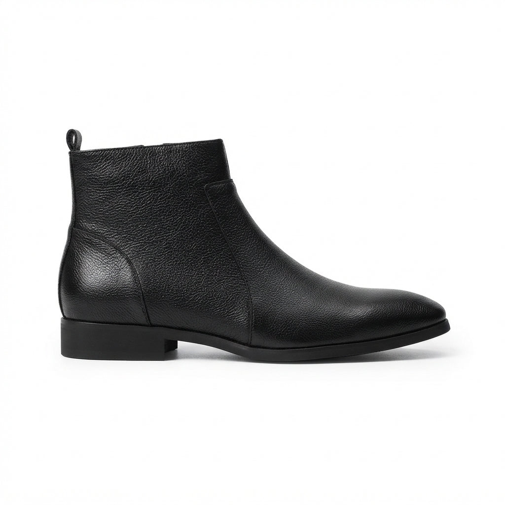 Men's Refined Leather Ankle Boots
