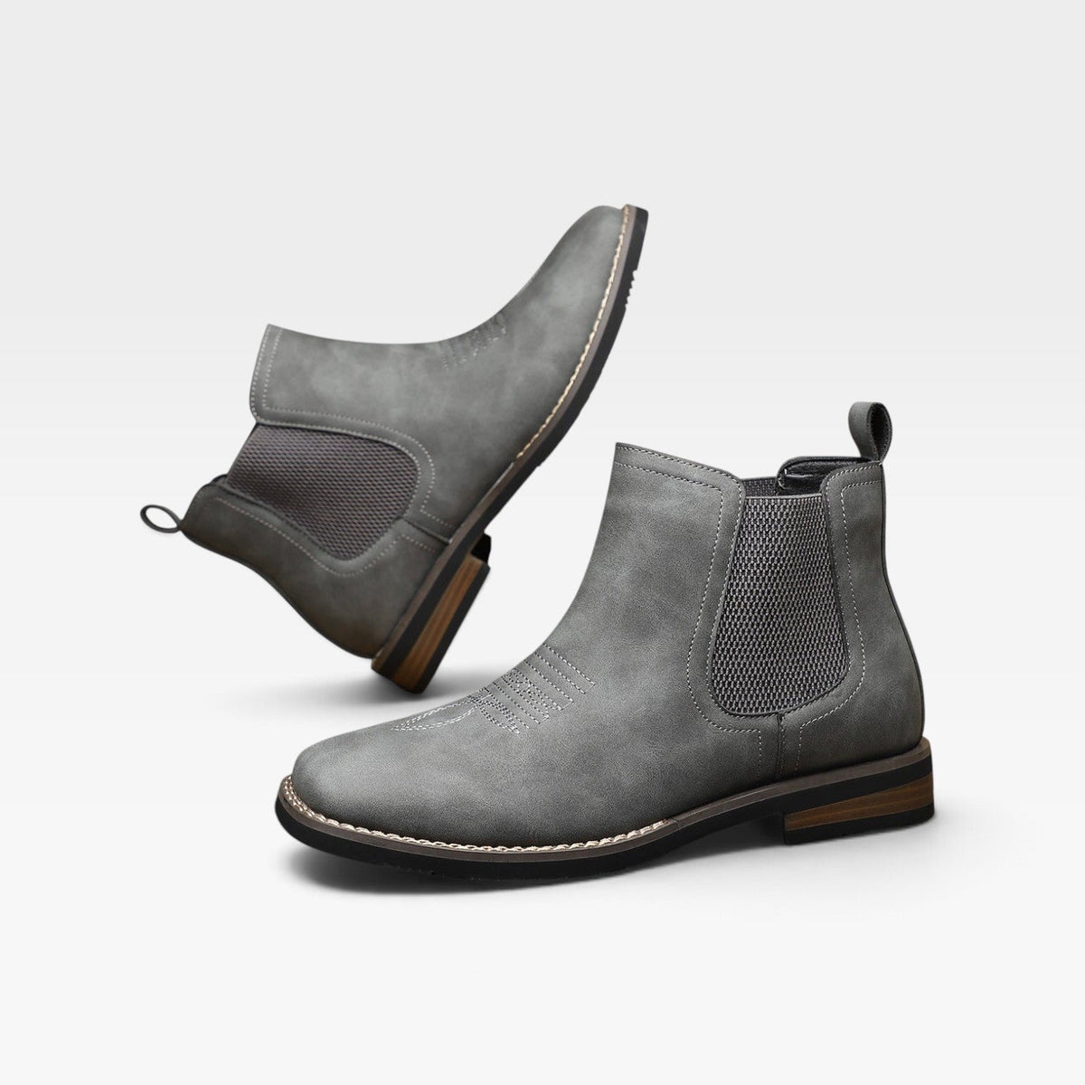 Men's Orthopedic Leather Chelsea Boots