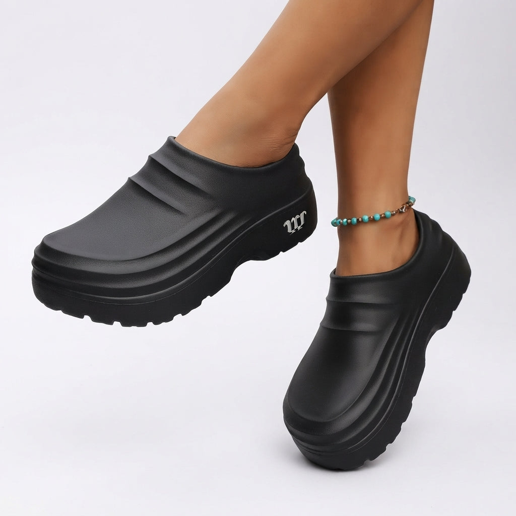 Women's Effortless Waterproof Platform Clogs