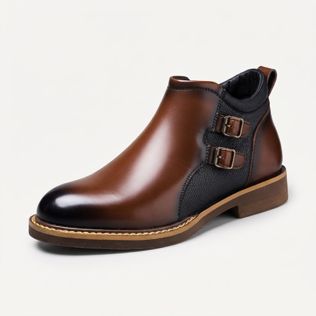 Men's Comfortable Leather Ankle Boots