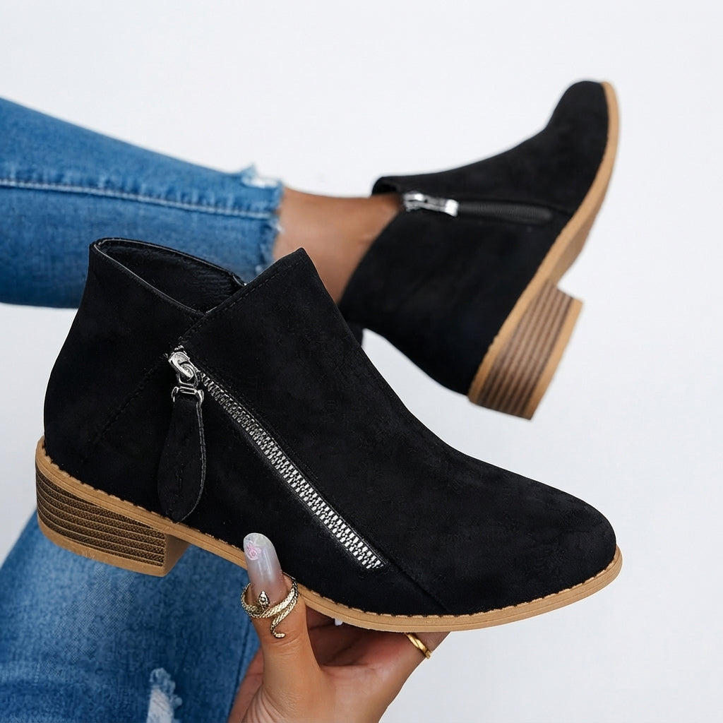 Women's Elegant Heeled Ankle Boots