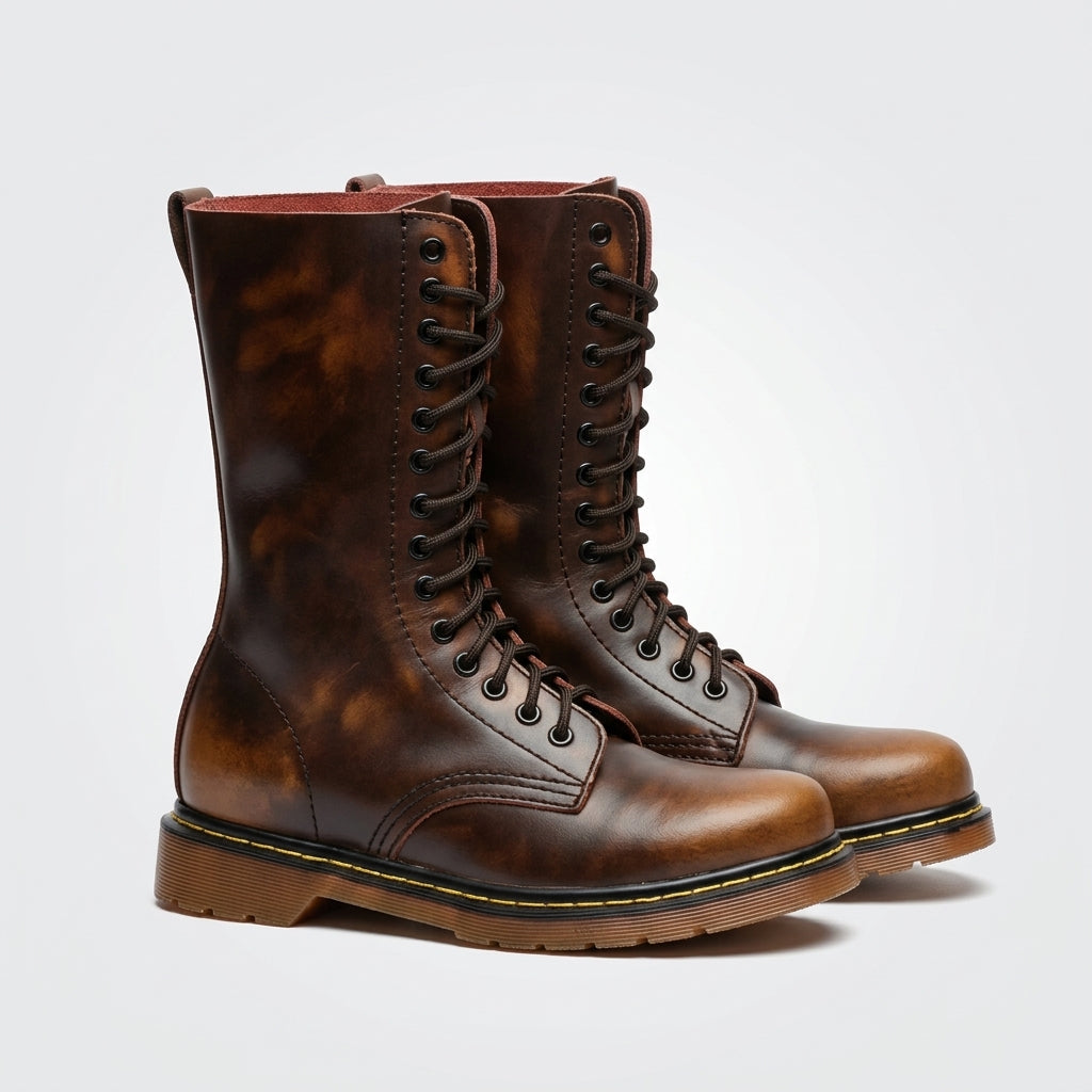 Men's Versatile Leather Combat Boots