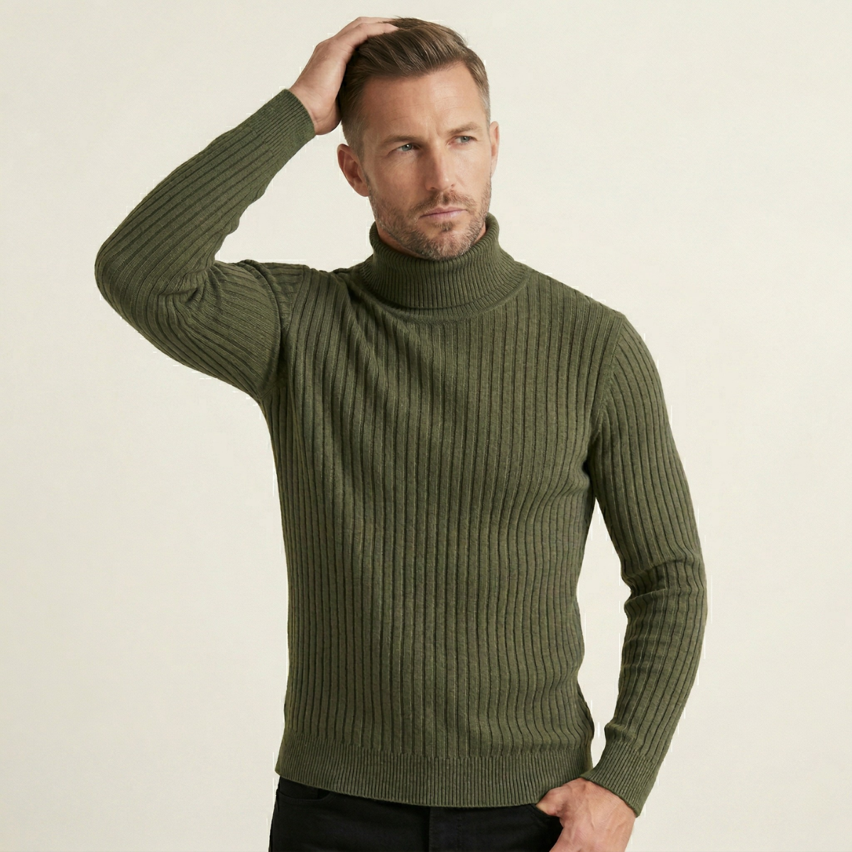 Tavolara Strickrollkragenpullover Slim Fit