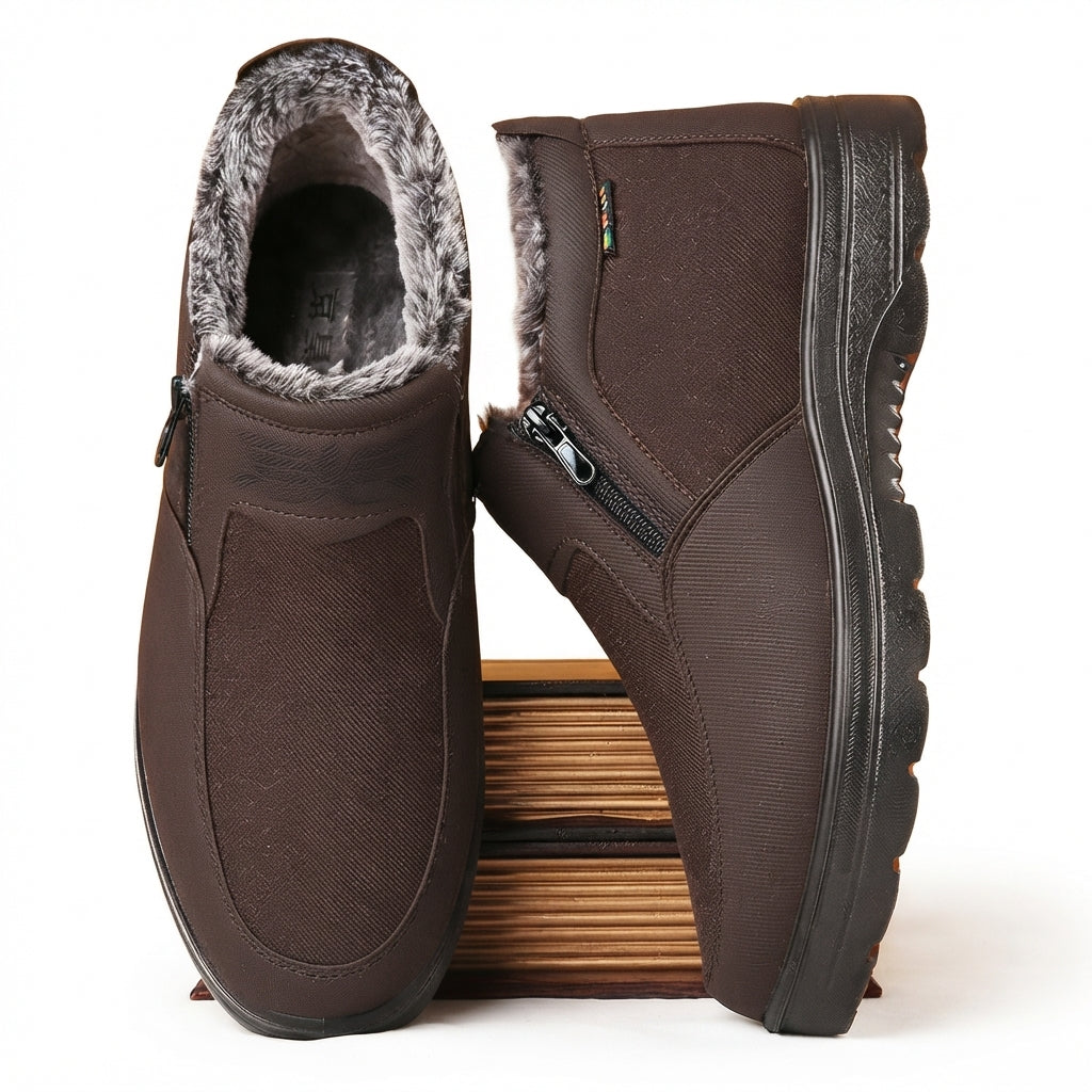 Men's Cosy Leather Ankle Boots
