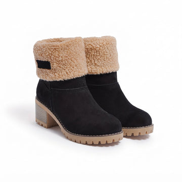 Women's Cosy Heeled Ankle Boots