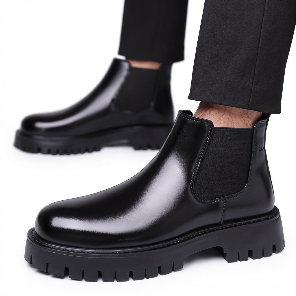 Men's Rugged Platform Chelsea Boots