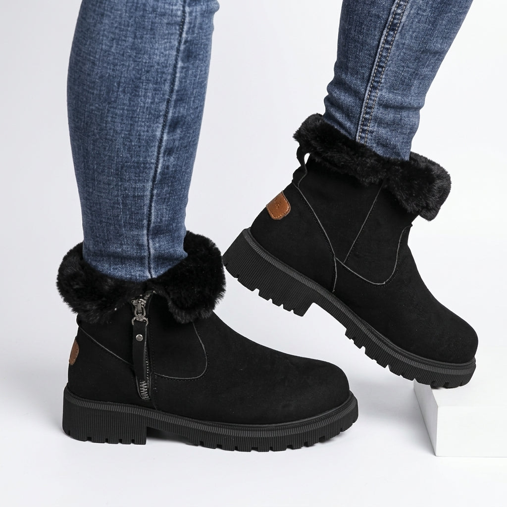 Women's Cosy Suede Side-Zip Ankle Boots