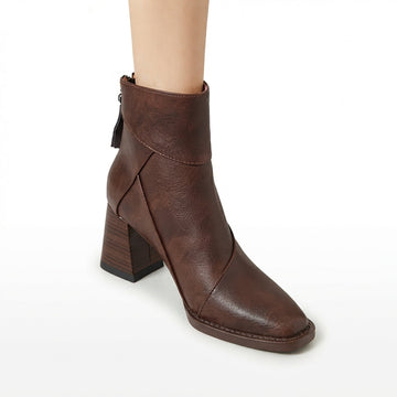 Women's Elegant Heeled Ankle Boots