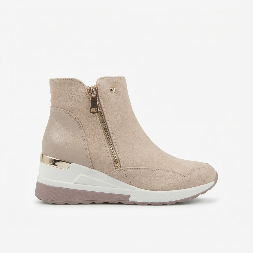 Women's Orthopedic Winter Heeled Ankle Boots