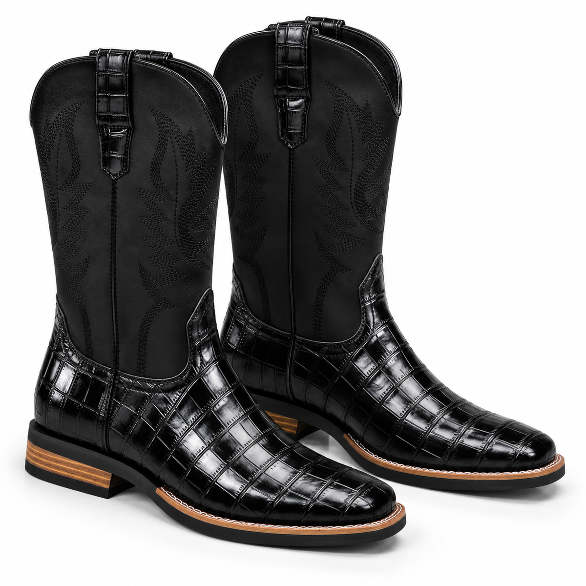 Men's Leather Cowboy Boots