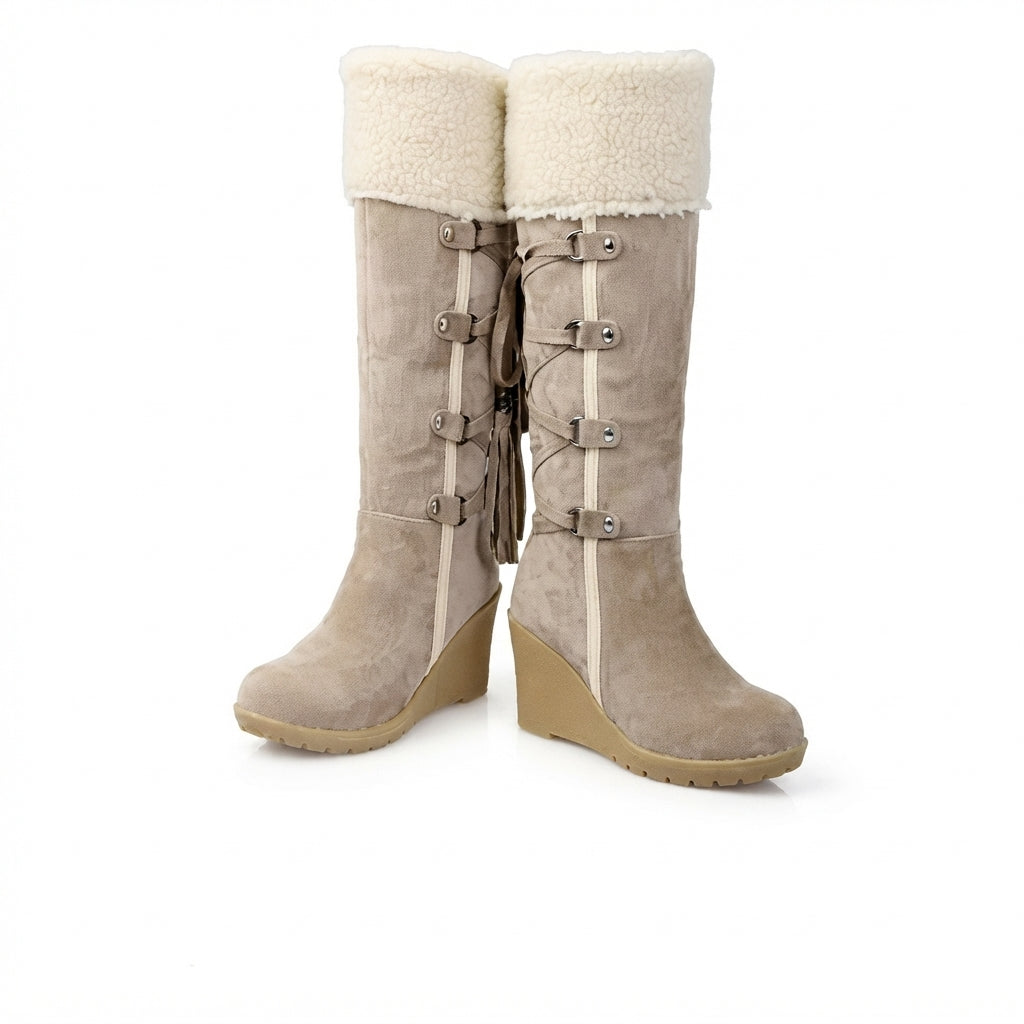 Women's Cosy Knee High Platform Boots