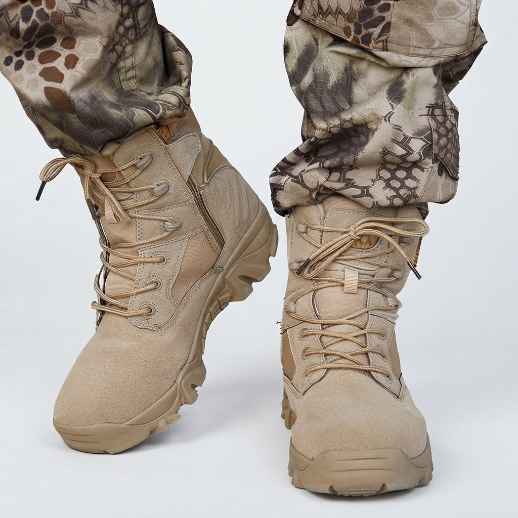 Men's Lace-Up Combat Boots