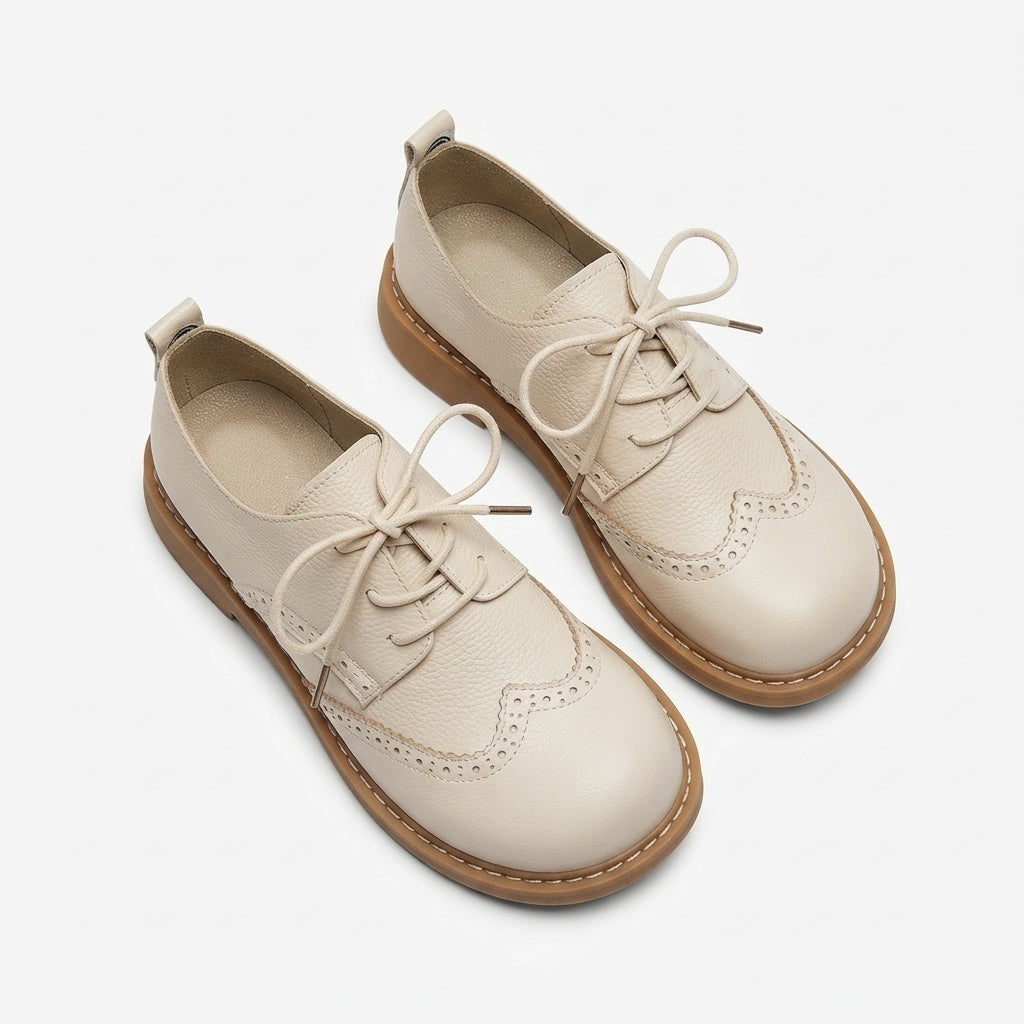 Women's Classic Brogue Oxford Shoes