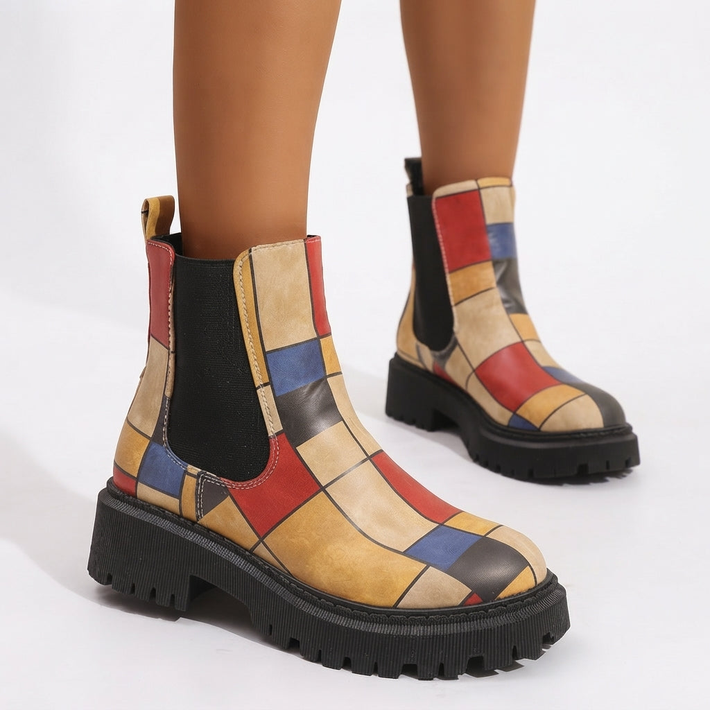 Women's Platform Chelsea Boots