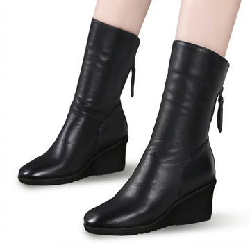 Women's Graceful Slouch Leather Boots