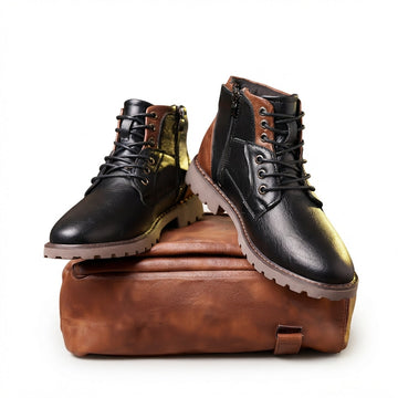 Men's Rugged Combat Ankle Boots