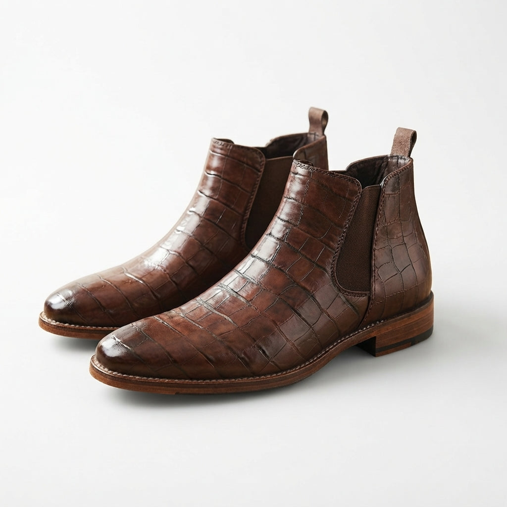 Men's Leather Chelsea Boots