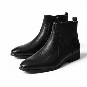 Men's Refined Leather Ankle Boots