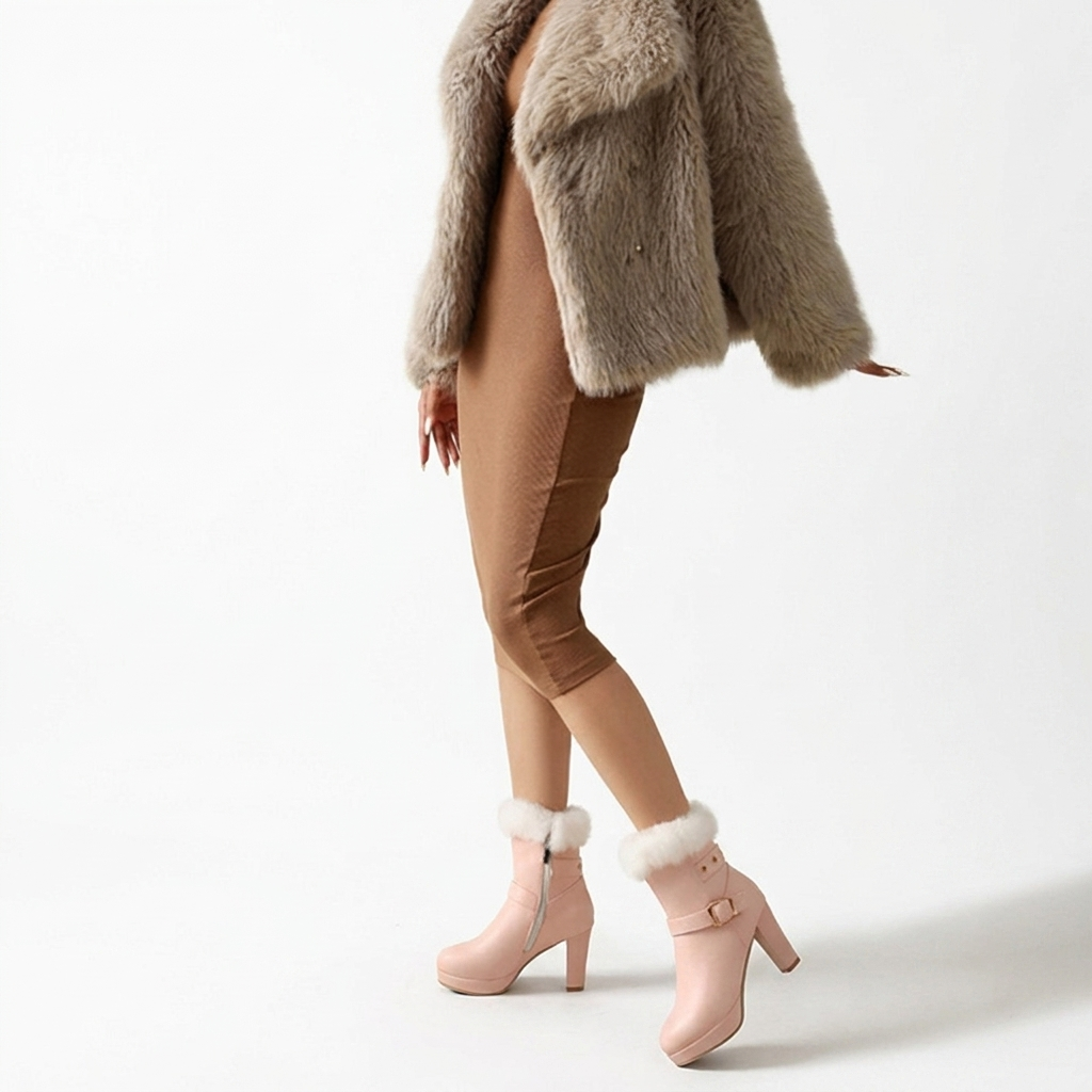 Women's Platform Heeled Ankle Boots