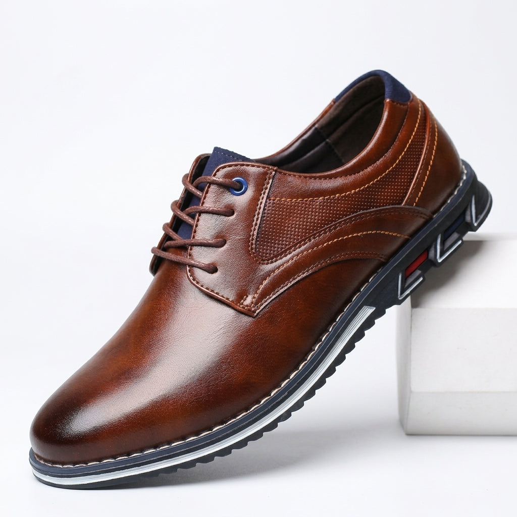 Men's Leather Derby Shoes