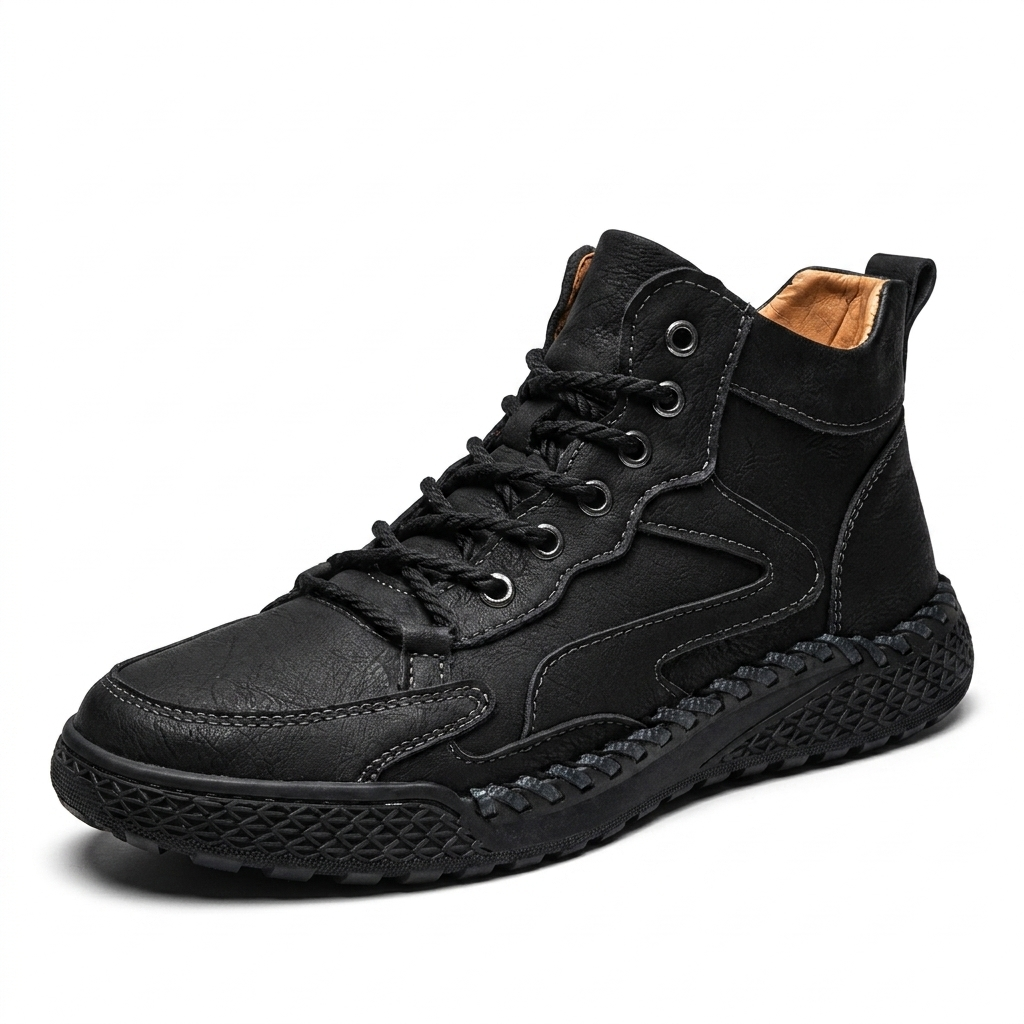Men's Leather Trail Trainers – Sneakers