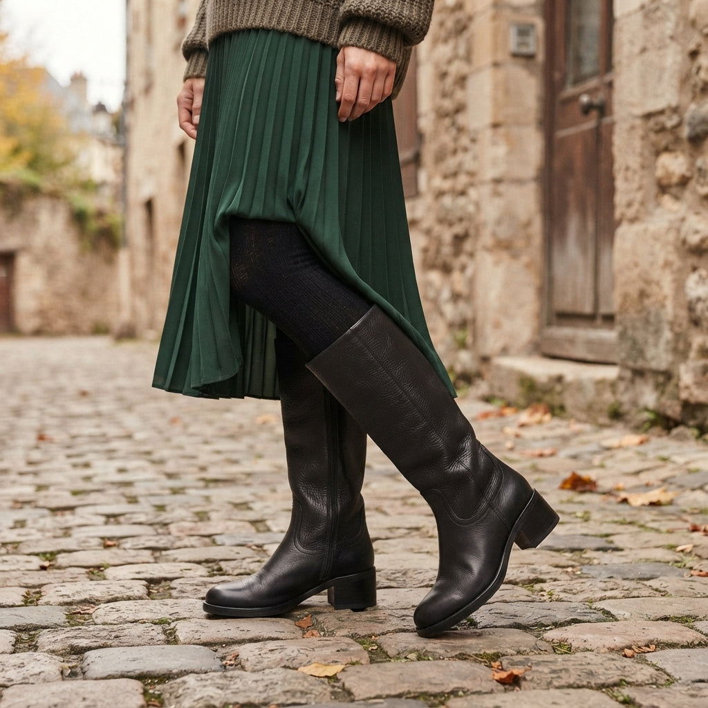 Women's Orthopedic Knee High Leather Boots