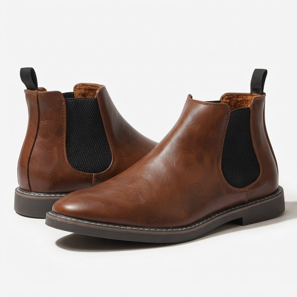 Men's Comfortable Leather Chelsea Boots